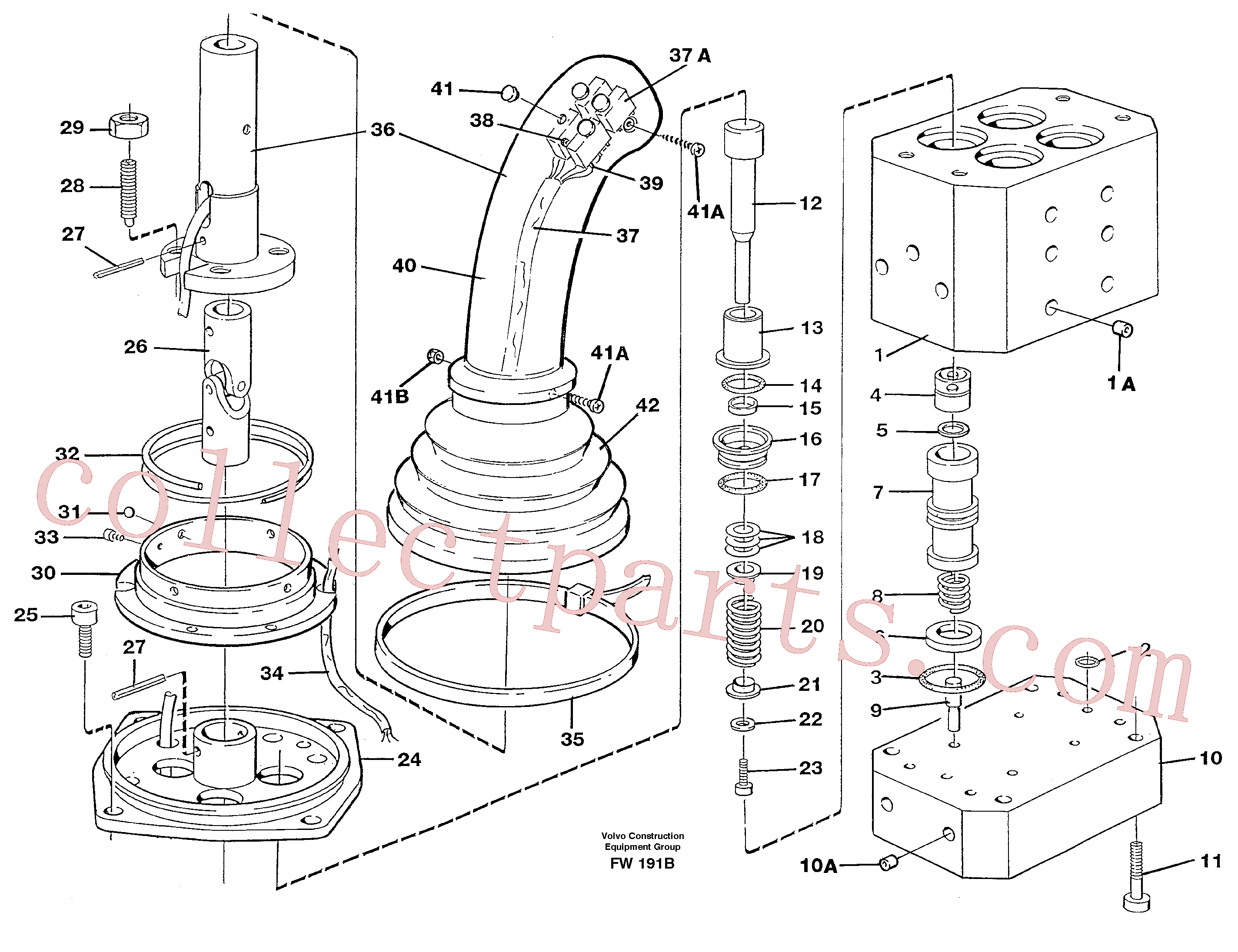 VOE14242250 for Volvo Control pressure valve(FW191B assembly)