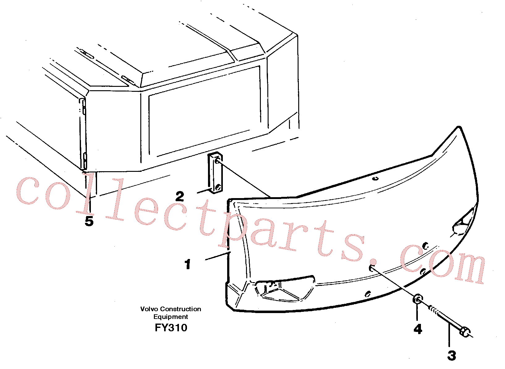 VOE14015140 for Volvo Counterweights(FY310 assembly)