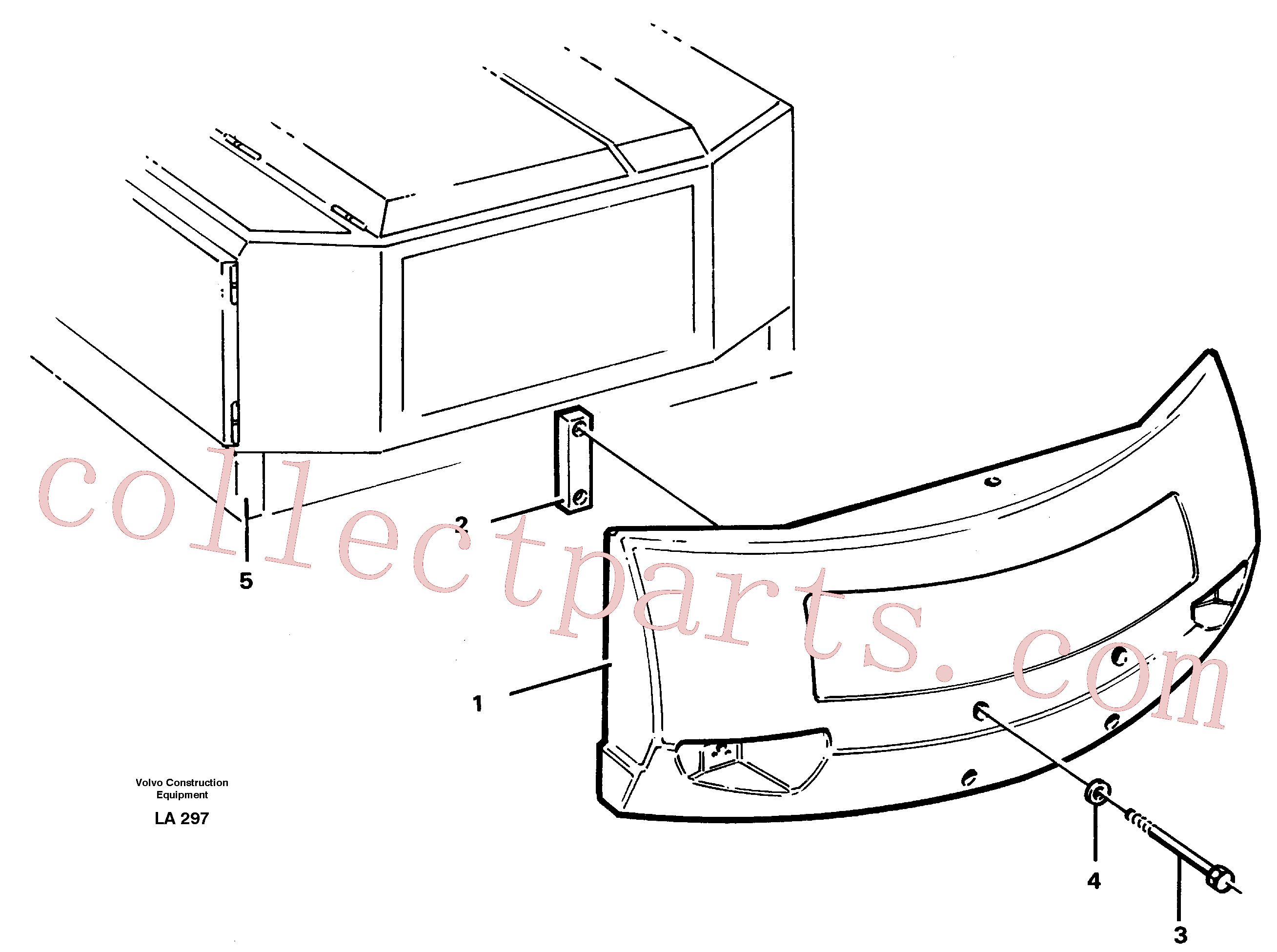 VOE14015140 for Volvo Counterweights(LA297 assembly)