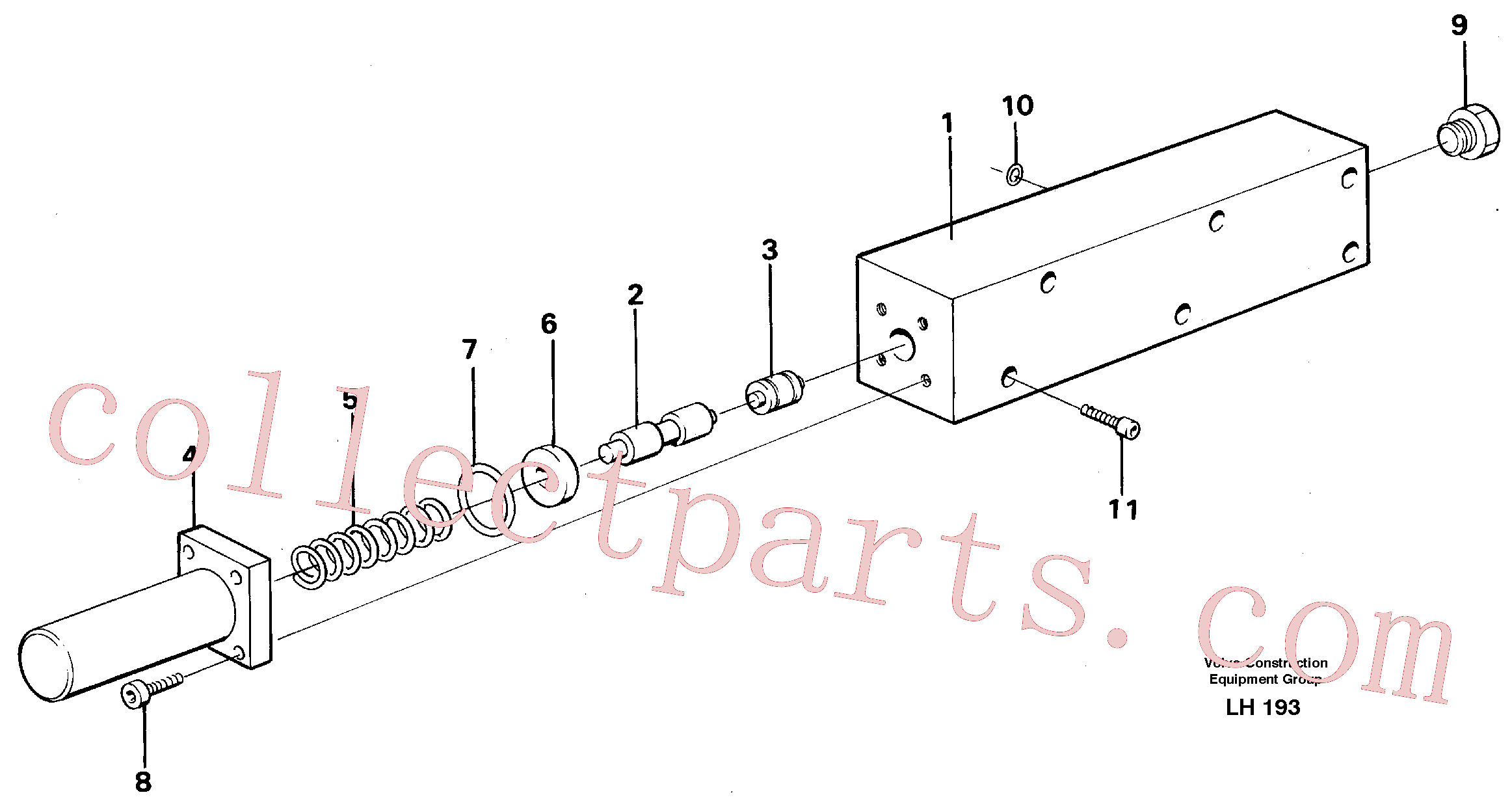 VOE14346442 for Volvo Fuel miser valve(LH193 assembly)