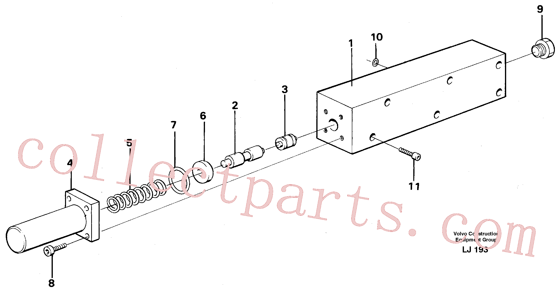 VOE14346442 for Volvo Fuel miser valve(LJ193 assembly)