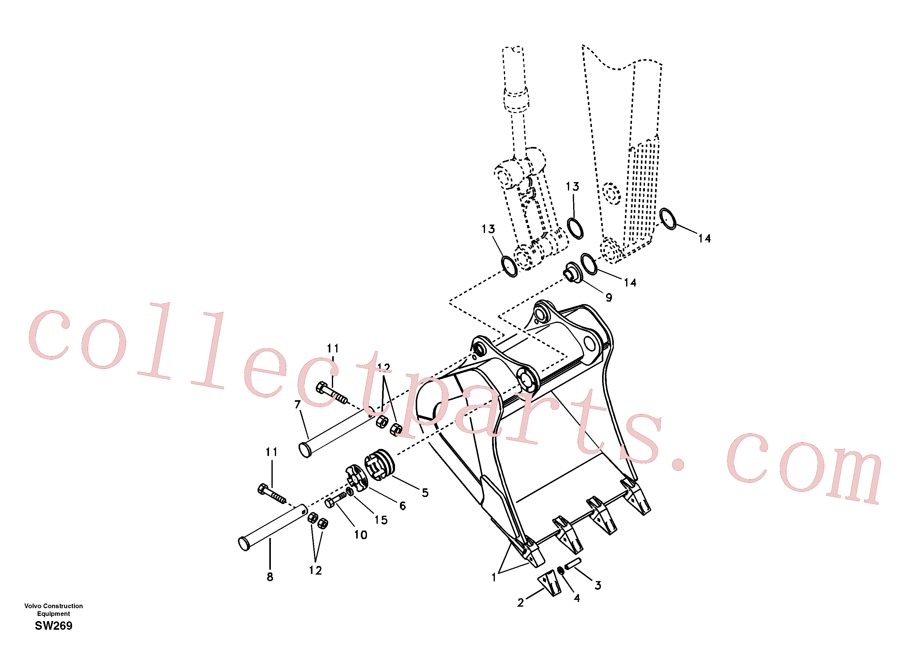 VOE14550967 for Volvo Bucket(SW269 assembly)